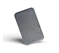 MastaPlasta Sofortig Leder-Reparaturflicken selbstklebend, Premium. Silber Leder - 10 x 6cm. Sofortige Polsterung Qualität Patch für Sofas, Autositze, Jacken, DIY