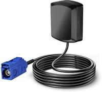 Maswell GPS-Antenne Fakra C Blau, wasserdicht, magnetische Navigation, aktive Antenne, kompatibel mit Blaupunkt Becker RNS MFD-2 Audi VW Mercedes für VW RNS 300 310 500 510 MFD 2 3 Comand
