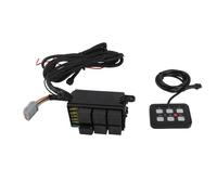 MasYosh 6-Gang-Schalttafel, Elektronisches Mehrfarben-Lichtsteuerkreis-Relaissystem für LKW, Boote, SUV