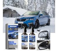 Matame Auto Enteiser Enteisungsspray,Enteiserspray Auto Scheibe,Pumpzerstäuber, Scheibenenteiser Auto Wirksam bis -55° C,Schnelle Schneeschmelze und Abtauung Enteiserspray für Klare Sicht (2PCS)