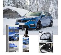 Matame Auto Enteiser Enteisungsspray,Enteiserspray Auto Scheibe,Pumpzerstäuber, Scheibenenteiser Auto Wirksam bis -55° C,Schnelle Schneeschmelze und Abtauung Enteiserspray für Klare Sicht (1PCS)
