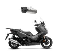 Mattschwarz Auspuff Schalldampfer Leovince LV ONE EVO Honda ADV 350 2022 2024
