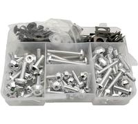 MAVISAFETY - Motorrad-Verkleidungsschrauben-Kit Befestigungs-Clips Schrauben-Muttern-Kit - passt für BMW F650GS F700GS f 650 700 gs f650 f700gs F800R F800S-[185pcs]