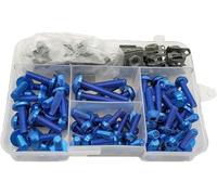 MAVISAFETY - Motorrad-Verkleidungsschrauben-Kit Befestigungs-Clips Schrauben-Muttern-Kit - passt für Kawasaki klx 250 kdx 125 passt für K-TM passt für Duke 200 390 125 690-[158pcs]