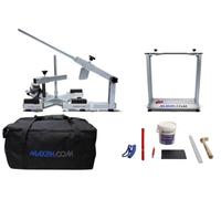 MAX2H.COM Reifenmontiergerät MG-X mit Wuchtbock, Starterpaket (Klebegewicht schwarz) und Tasche