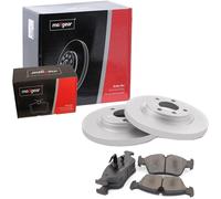 MAXGEAR Satz Bremsen Bremsbeläge + Bremsscheiben Voll hinten für Ford Focus II