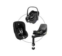 Maxi-Cosi Babyschale Pebble 360 inkl. Kindersitz Pearl und Isofix-Basis FamilyFix essential black