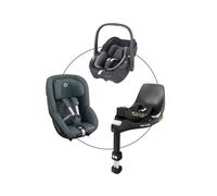 Maxi-Cosi Babyschale Pebble 360 inkl. Kindersitz Pearl und Isofix-Basis FamilyFix essential graphite