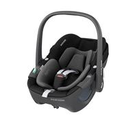 Maxi-Cosi Pebble 360 i-Size Babyschale, 40-83 cm, Essential Black | Neugeborenen-Autositz 360°, 0-15 Monate, Einhand-Drehung, ClimaFlow, Easy-in-Gurt, G-CELL Seitenaufprallschutz