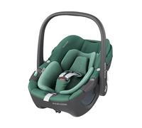 Maxi-Cosi Pebble 360 i-Size Babyschale Drehbar, Neugeborenen Autositz 360 Grad, 0-15 Monate (40-83 cm), Drehung mit einer, ClimaFlow, Easy-In-Gurt, G-CELL Seitenaufprallschutz, Essential Green