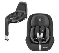 Maxi-Cosi Reboarder-Kindersitz Pearl Pro 2 i-Size ab 6 Monate - 4 Jahre (67 cm - 105 cm) inkl. FamilyFix 3 i-Size Base - Authentic Black