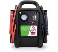 MAXTOOLS JS500 2200A 22Ah, UltraSafe Starthilfe Powerbank, für Autos und Transporter, für 12V Diesel und Benzinmotoren, Jumpstarter mit LED-Licht, USB-Anschluss und Starthilfekabel