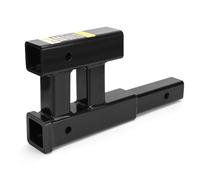 MaxxHaul 70070-1800 kg, 5 cm Anhängerkupplungsadapter, Verlängerung mit doppelter Kupplung, 25-30 cm, mit 15 cm Erhöhung oder Absenkung