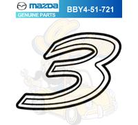 Mazda 2012-2013 Mazda3 Heck #3 Emblem Typenschild Ornament BBY4-51-721