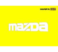 MAZDA MX-5 NA Sticker Aufkleber Emblem weiss Stossstange Frontschürze Schürze