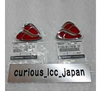 Mazda OEM Anfini RX-7 FD3S ROT Emblem Front & Rear Set OEM Back Ornament