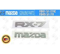 Mazda OEM Heck & Mazda Emblem Badge Set FD01-51-721C FD49-51-711 für RX-7