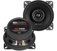 MB QUART QX 100 CF 10cm Koax Lautsprecher Paar für Vauxhall Nova