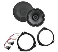 MB QUART QX165 2-Wege Koax Lautsprecher Einbauset für Fiat Punto 188 Tür vorne
