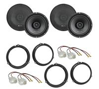 MB QUART QX165 2-Wege Koaxial 3 Ohm Lautsprecher Einbauset für Ford C-Max DXA