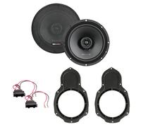 MB QUART QX165 Koax Lautsprecher Einbauset vorne passend für Passat B6 B7 3C CC