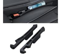 MBBROS 2 Stück Autositz-Spaltfüller für BMW X5 E53 E70 F15 G05, Universal Car Seat Gap Filler Lückenfüller Autositz Organizer Sitzlückenfüller Aufbewahrungsbox,A Pair-Black