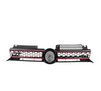 MBPBVRVAF Kühlergrilleinsatz FÜR Golf 6 FÜR MK6 FÜR GTI 2009-2013 Honeycomb GTI Stil Mesh Oberen Kühlergrill Vorne Grills Stoßstange Mitte Frontgrill Auto(GTI Red Line)