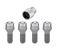 McGard Diebstahlsicherungsschrauben M14x1,50 - Konisch - Länge 27,3 mm (17 mm Schlüsselöffnung), Chrom