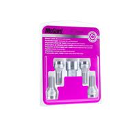 McGard Felgenschlossbolzen Kegelbund, M14 x 1,5 x 31 mm, in Silber, 1 Satz = 4 Stück