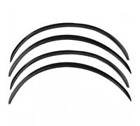 MCHHYL 4 Stück Kotflügelverbreiterung für Ford Ranger T9 2023 2024 2025, Radlaufverbreiterung Radschutz Stylische Dekoration Gummilippe,Glossy Black-70cm