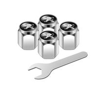 MCHHYL 4 Stück Ventilkappen kompatibel für Peugeot 508 II SW 2023-2025, Reifenventil Staubkappen Metall, Diebstahlsicher mit Logo