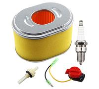 MCHNIC Luftfilter mit Zündkerze Benzinfilter Stoppschalter für Scheppach HP1100S HP1300S HP1200S HP2200S Rüttelplatte