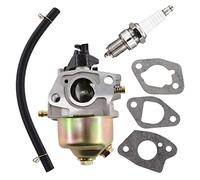 MCHNIC Vergaser mit Dichtung Benzinschluach Zündkerze für Hecht 548 SW, 548 SX, 553 SW Rasenmäher