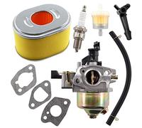 MCHNIC Vergaser mit Dichtung Zündkerze Luftfilter für Loncin G160 G200 G200F LC168 F-2 170020406 6,5hp 196cc Motoren