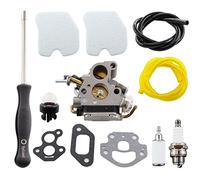 MCHNIC Vergaser mit Schraubendreher Luftfilter Zündkerze für Husqvarna 135 140 435 435E 440 440E Jonsered CS2240 CS2240S CS410 Kettensäge Ersetzt C1T-EL41, C1T-EL41A, 506450501