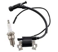 MCHNIC Zündspule mit Zündkerze für Honda GX120, GX140, GX160, GX200 OHV 168F 170F Rasenmäher Motor 5,5 6,5 PS