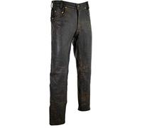 MDM Lederhose in antik braun Lederjeans Bikerjeans Motorrad Lederhose (32)
