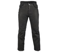 MDM Lederjeans Bikerjeans Western Nubuk Leder schwarz Motorradjeans Hose Lederhose (30)