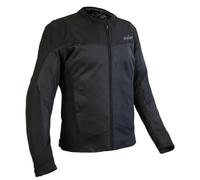 MDM Motorradjacke Herren Sommer Mesh mit Protektoren, Atmungsaktive Motorradjacke mit Rückenprotektor, Belüftung, Schwarz (DE/NL/SE/PL, Alphanumerisch, 4XL, Regular, Regular)