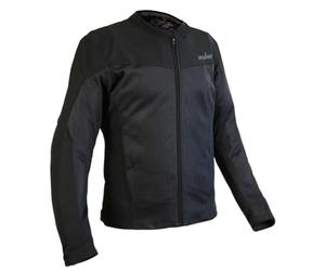 MDM Motorradjacke Herren Sommer Mesh mit Protektoren, Atmungsaktive Motorradjacke mit Rückenprotektor, Belüftung, Schwarz (DE/NL/SE/PL, Alphanumerisch, L, Regular, Regular)