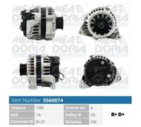 MEAT & DORIA Lichtmaschine Generator für Opel Zafira A F75_ 2.0 DTi 16V Astra