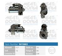 Meat & Doria Starter 5015883 12V für Renault, Peugeot, Citroën