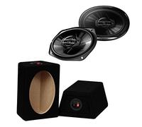 Mediadox 16x23cm (6x9) Auto Oval Lautsprecher/Boxen/Speaker Set von Pioneer (TS-G6930F) + MDF Gehäuse - 420 Watt MAX