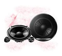 Mediadox Front 13cm/130mm 2-Wege Kompo Auto Lautsprecher/Boxen/Speaker Set von Pioneer (TS-G130C) kompatibel mit Suzuki Jimny 2 ab 2018