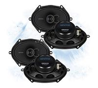 Mediadox Front/Heck 5x7/15x20cm Auto Lautsprecher/Boxen/Speaker Komplett-Set von Crunch kompatibel für Mazda (II)