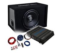 Mediadox Ground Zero Basspaket - 2-Kanal Endstufe/Verstärker+20cm Subwoofer+Kabel-Set / GPX500.2 + GZIB-20BR + KABELKIT