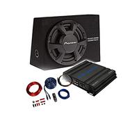 Mediadox Pioneer/Crunch Basspaket - 2-Kanal Endstufe/Verstärker+30cm Subwoofer+Kabel-Set/TS-WX306B + GPX-500.2 + KABELKIT