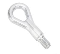 MeevrgR Silberne Metall-Abdeckung für Abschlepphaken für BMW 3 E36 E46, für MINI R50 R56, für Smart für ForTwo 450 OE 72151965186 NMX7625