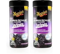 Meguiar's G13600EU Quik Interior Detailer Cleaning Wipes, Reinigungstücher (Dose mit 30 Stück) (Packung mit 2)