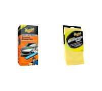 Meguiar's G190200EU Kratzer-Entferner-Kit zum Entfernen leichter Lackkratzer, Makel & Schleier - Inklusive 1 Supreme Shine Mikrofasertuch zur Autopflege